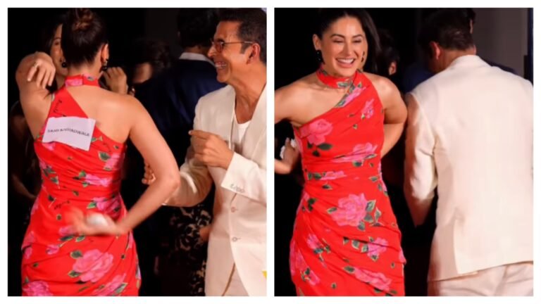 Akshay Kumar pulls a hilarious prank on Nargis Fakhri at Housefull 5 trailer launch, she gets ‘revenge’ later. Watch | Bollywood