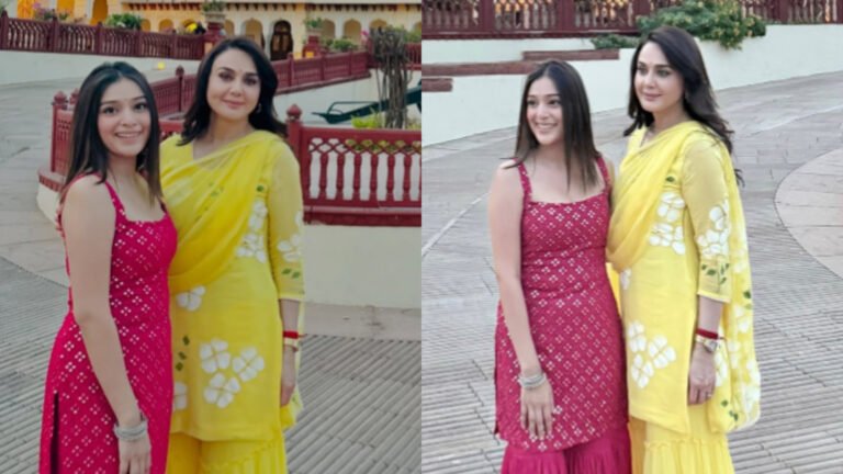 RJ Mahvash drops glam pics with Preity Zinta from Jaipur; Internet wonders if Yuzvendra Chahal was the photographer | Bollywood