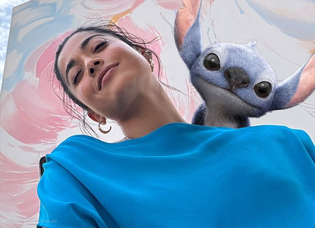 Rashmika Mandanna and Stitch share a fun moment amid Lilo and Stitch promotions : Bollywood News