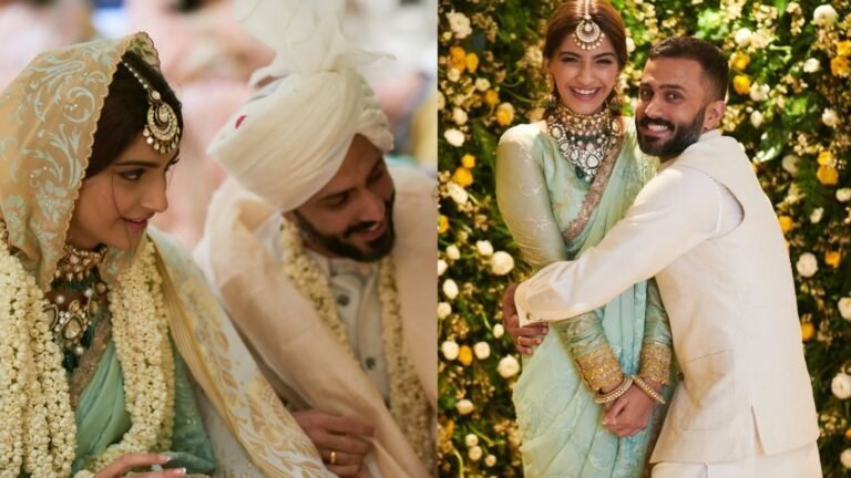 Sonam Kapoor shares unseen wedding pics with husband Anand Ahuja on 7th anniversary: ‘love of my life’