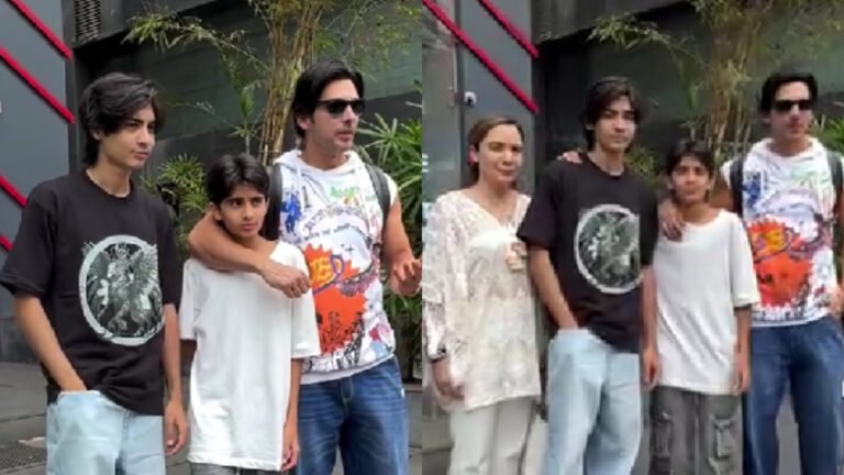 Zayed Khan gives Main Hoon Na vibes as he steps out with his wife and kids in Mumbai. Watch | Bollywood