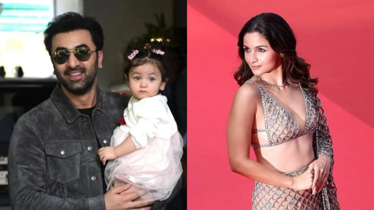 Ranbir Kapoor enjoys a day out with daughter Raha as Alia Bhatt makes waves with her Cannes Film Festival debut. Watch | Bollywood