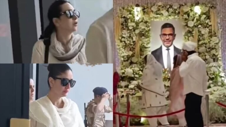 Kareena Kapoor, Karisma Kapoor, Saif Ali Khan arrive at prayer meet for Sunjay Kapur in Delhi; offer condolences | Bollywood