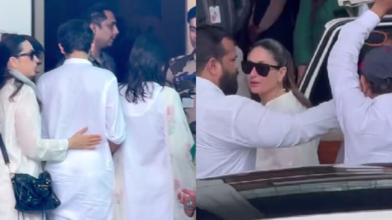 Karisma Kapoor flies to Delhi again with kids for Sunjay Kapur’s prayer meet; Saif Ali Khan, Kareena Kapoor join them | Bollywood