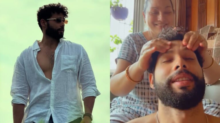 Siddhant Chatuvedi gets ‘natural botox’ as his mom gives him champi, face massage; fans melt over their Bhojpuri banter | Bollywood