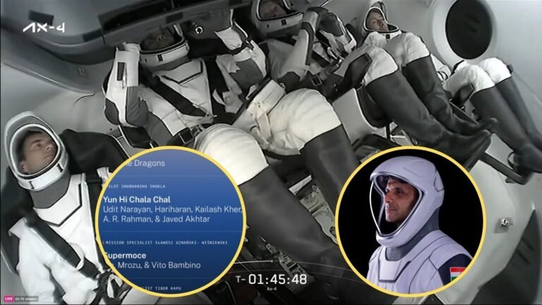 Axiom Mission 4 | SRK’s hit song Yun Hi Chala Chal Rahi from Swades on Shubhanshu Shukla on space lift-off playlist