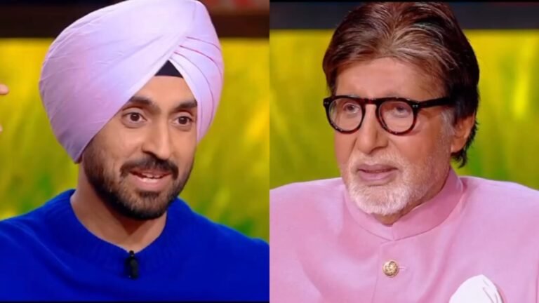 Kaun Banega Crorepati 17: Diljit Dosanjh says he dislikes this film of Amitabh Bachchan, leaves Big B in splits. Watch