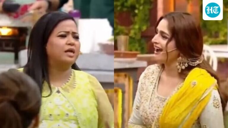 Bharti Singh compares Ayesha Khan to Krushna Abhishek, faces backlash for ‘body shaming’ her on Laughter Chef season 3