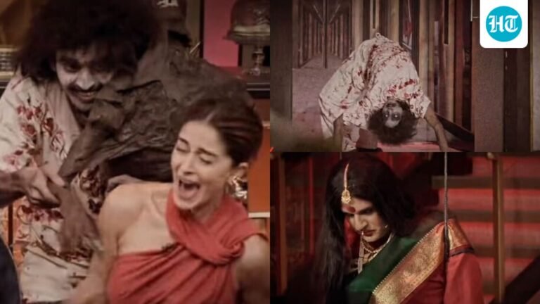 Ananya Panday screams in fear, Krushna Abhishek turns Manjulika as The Great Indian Kapil Show gets spooky twist. Watch